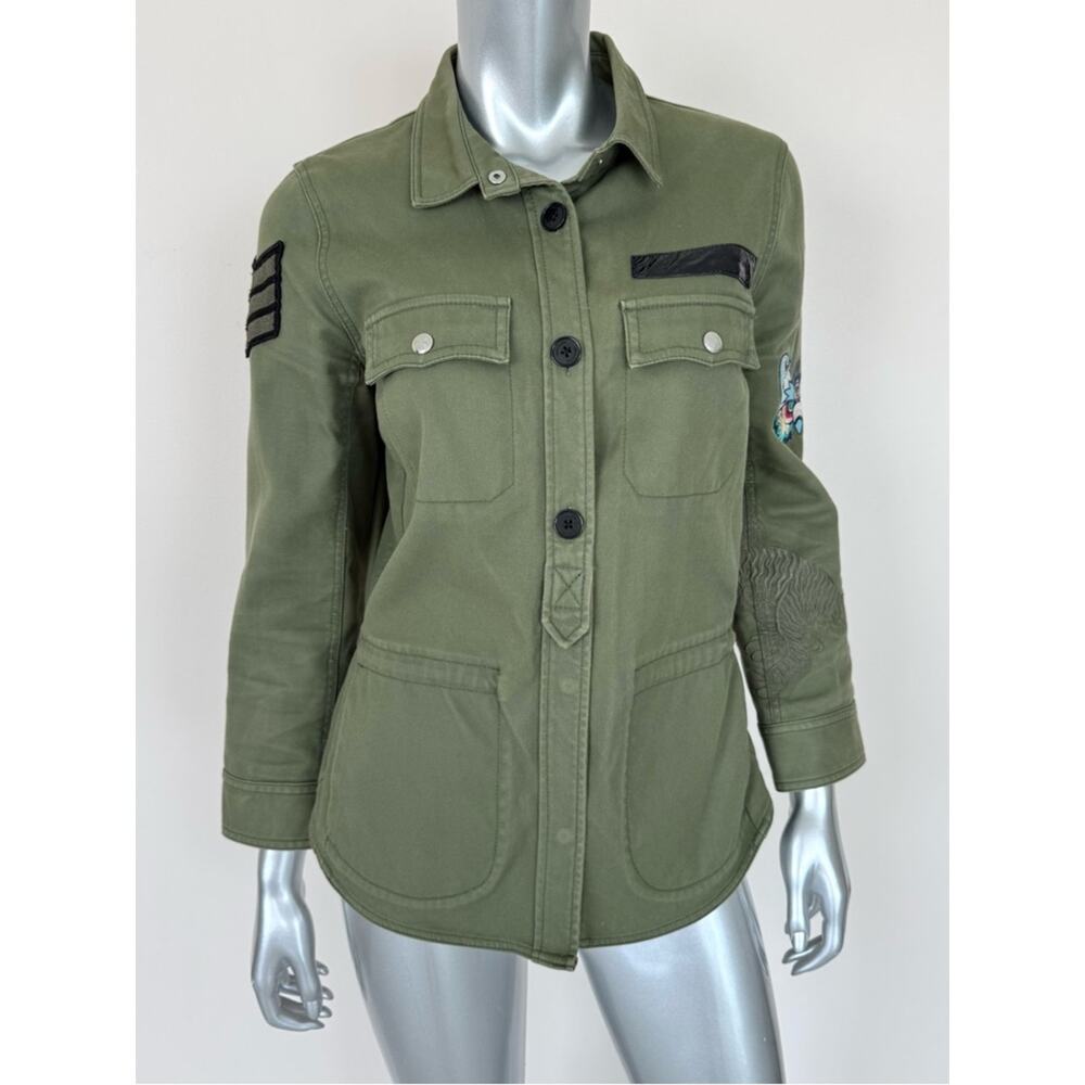 Zadig and Voltaire military style parka/jacket size S